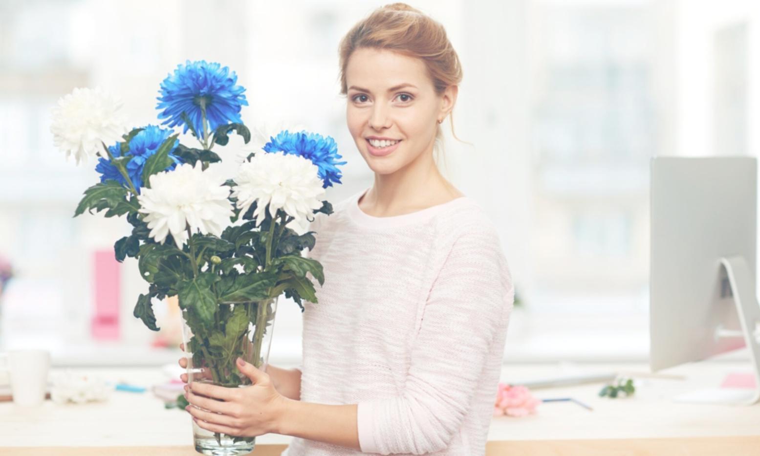 Mevsimsel çiçek seçimi ve doğal kompozisyon çalışması